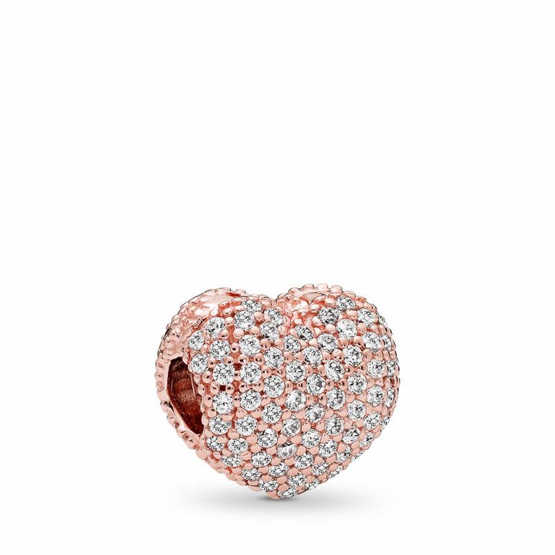 Pandora Rose™ Pavé Open My Heart Clip Egypt VG2890567
